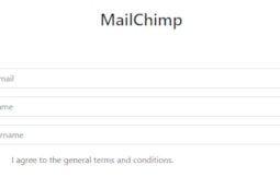 Simple Mailchimp Form